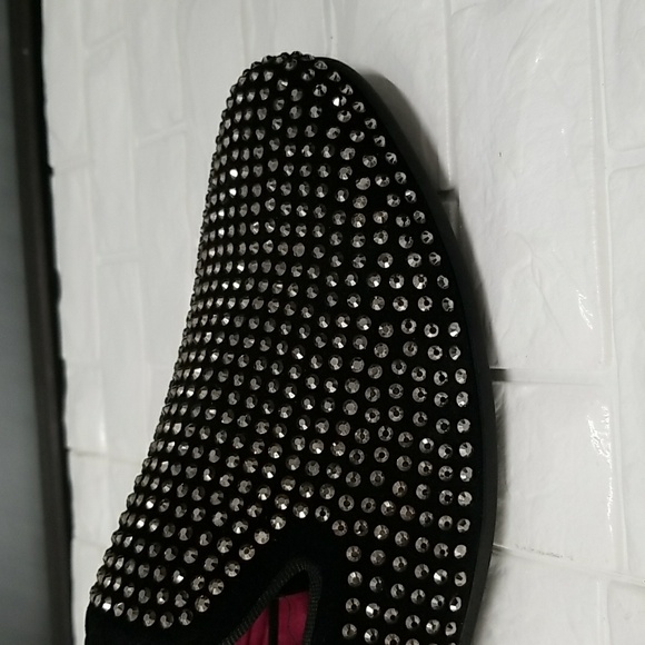 Steve Madden Men's Caviar Rhinestone Loafers - Size 11 - Picture 5 of 10